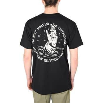 Heathen Drowning Short-Sleeved T-Shirt - Black