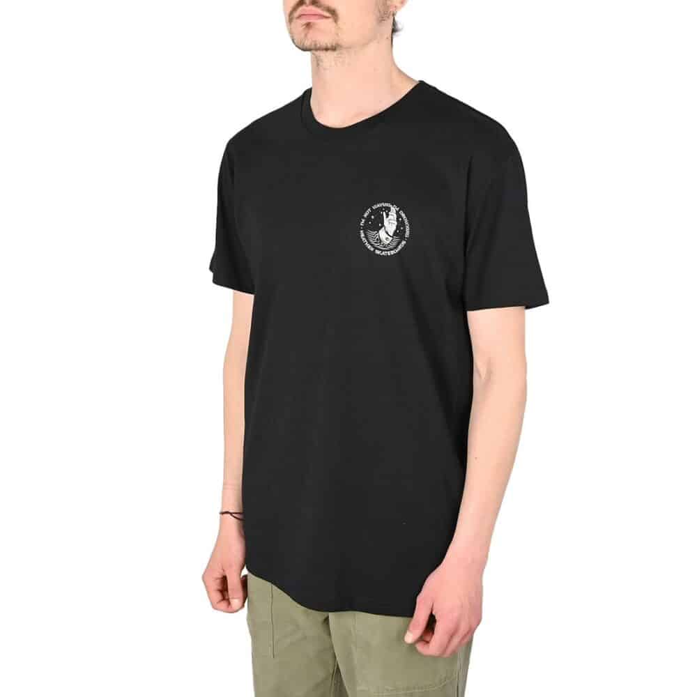 Heathen Drowning Short-Sleeved T-Shirt - Black