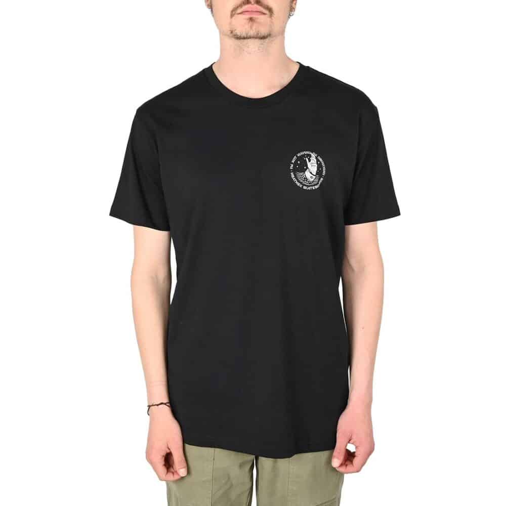 Heathen Drowning Short-Sleeved T-Shirt - Black
