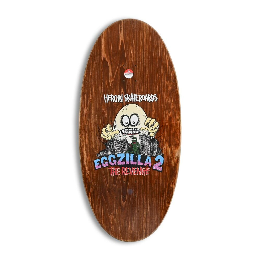 Heroin Skateboards Eggzilla 2 Egg 14.25" Deck