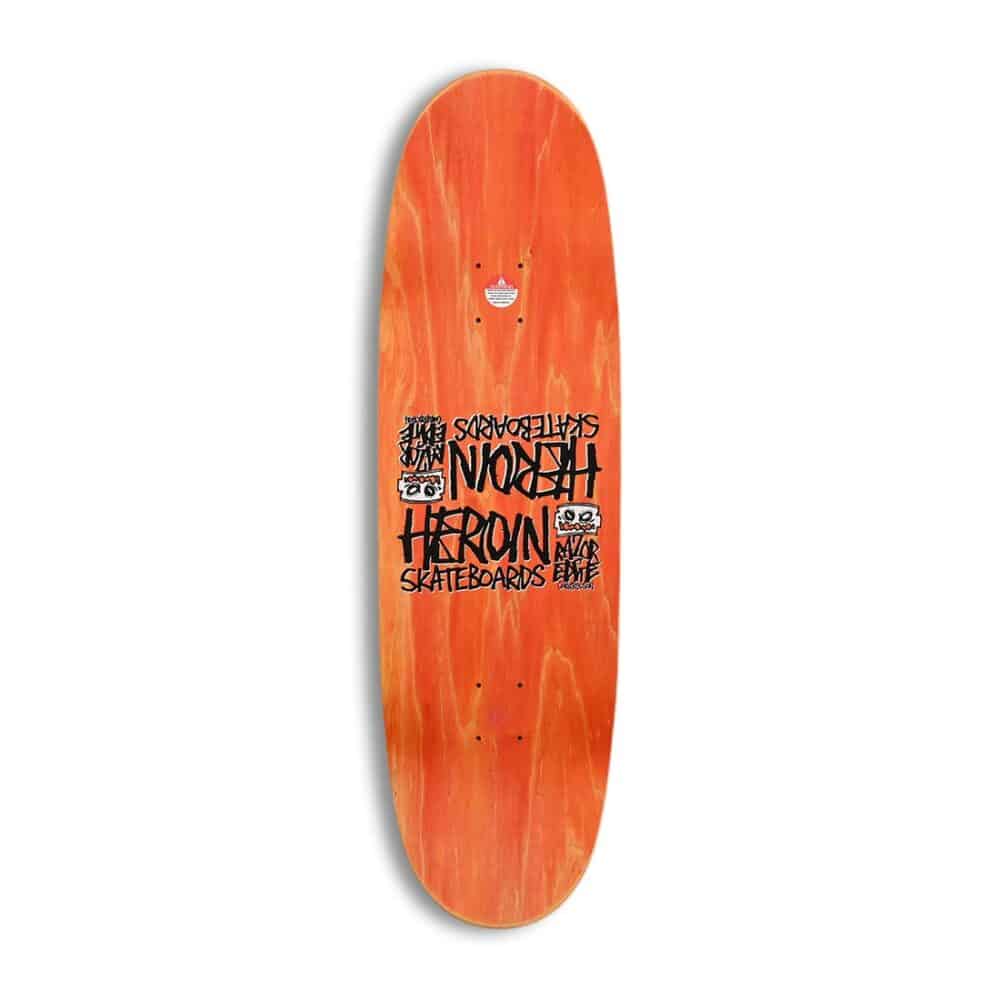 Heroin Skateboards Razor Egg Symmetrical Spliced 9.5" Deck