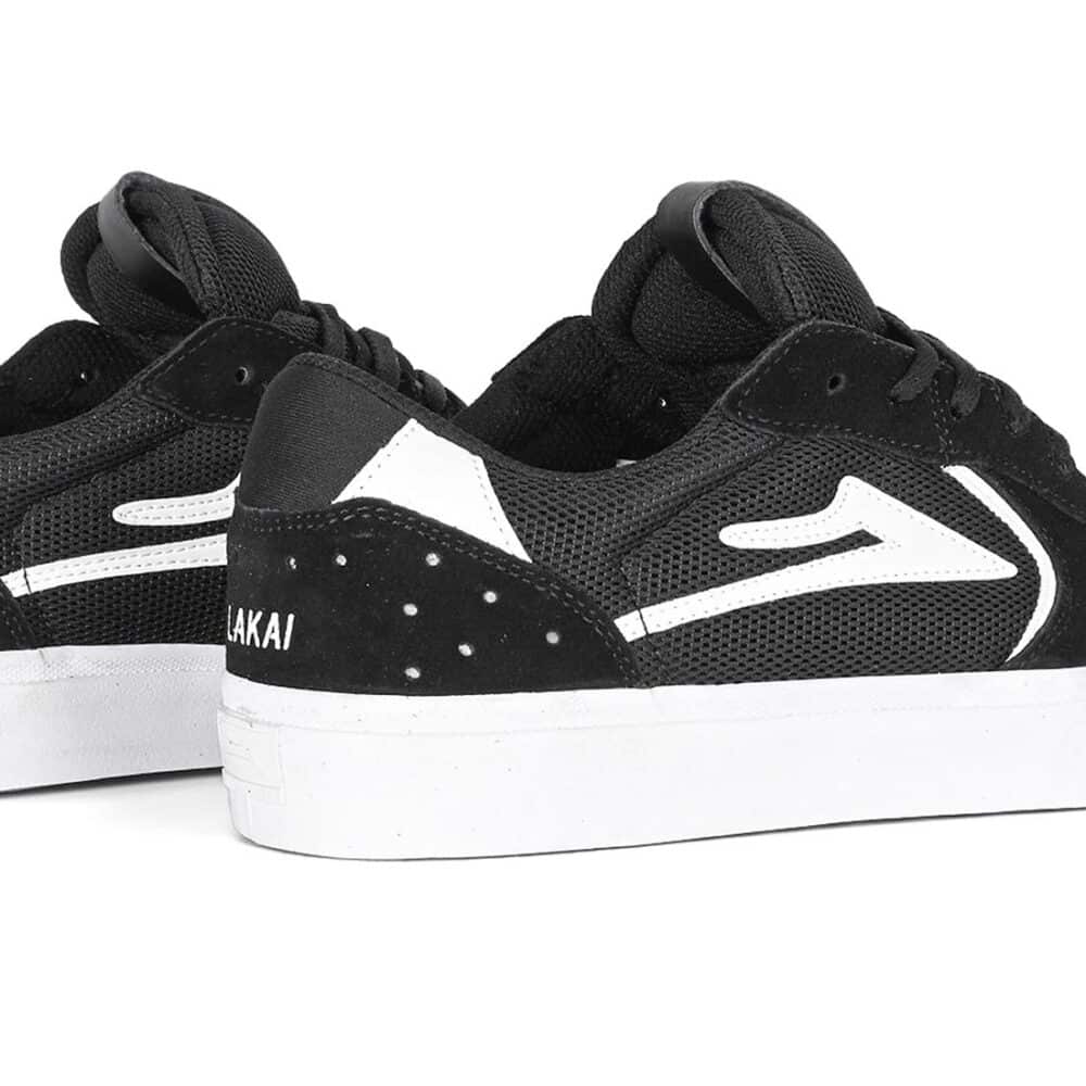 Lakai Atlantic Vulc Skate Shoes - Black/White