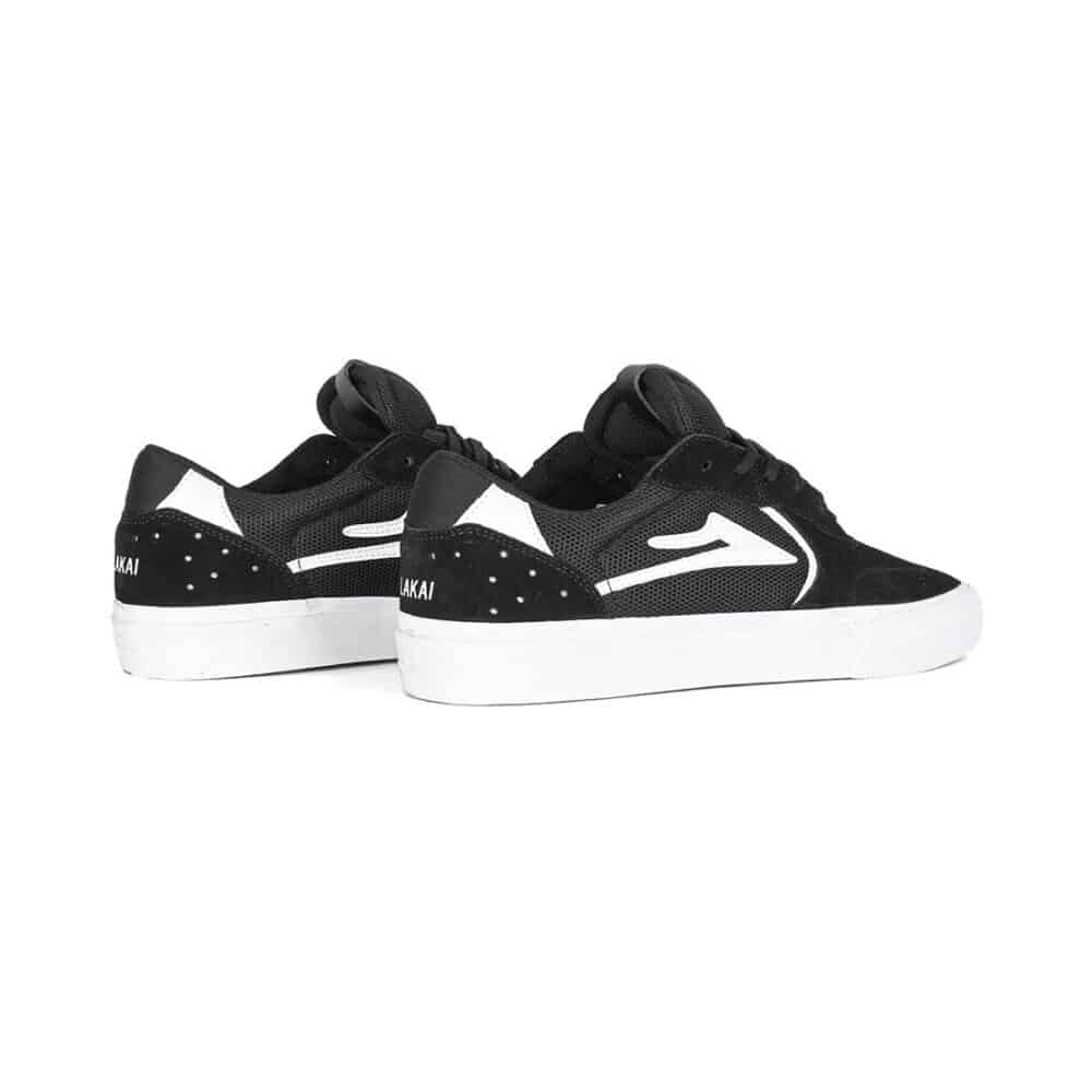 Lakai Atlantic Vulc Skate Shoes - Black/White