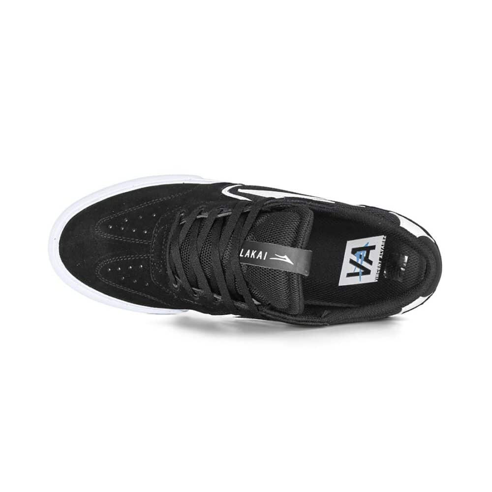 Lakai Atlantic Vulc Skate Shoes - Black/White