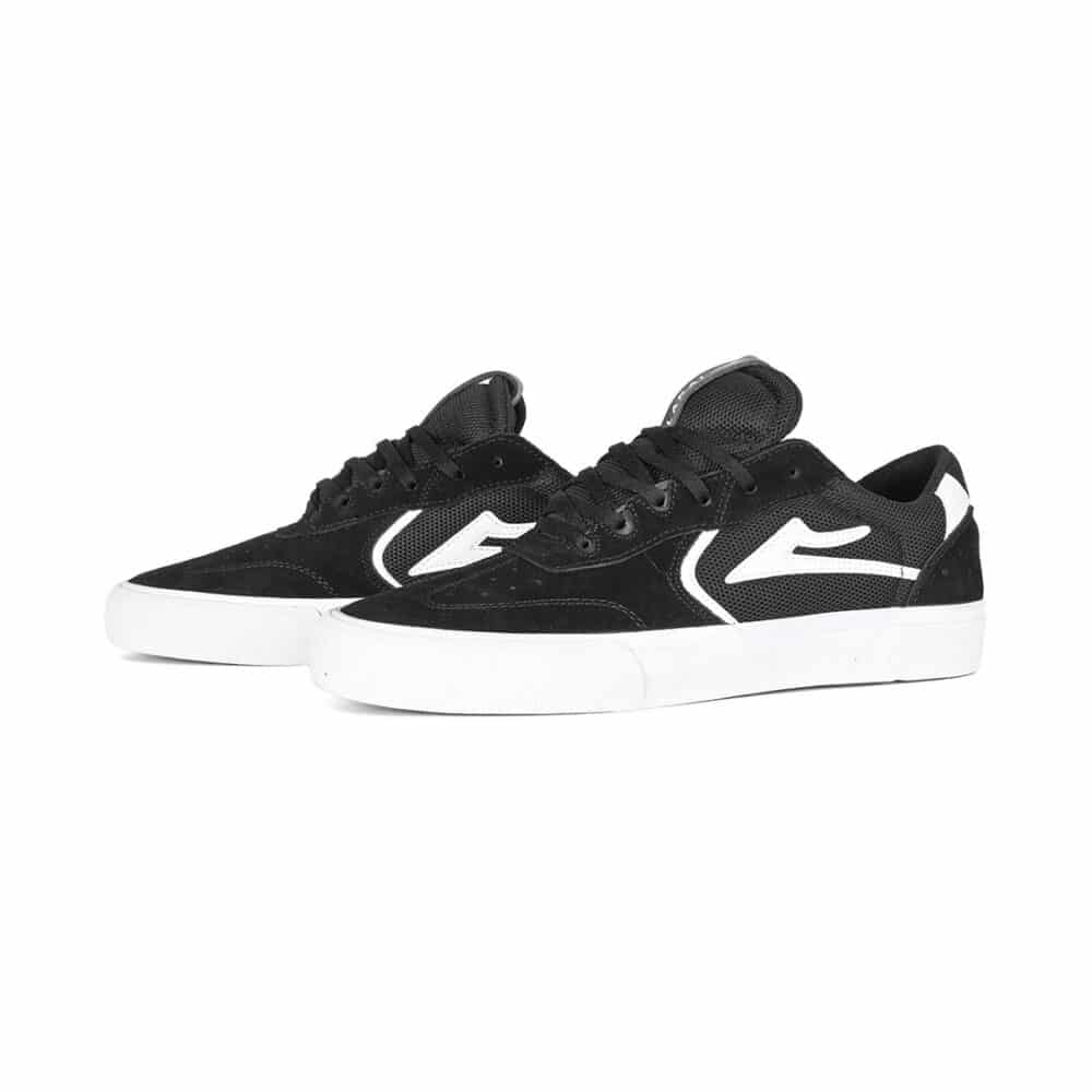 Lakai Atlantic Vulc Skate Shoes - Black/White
