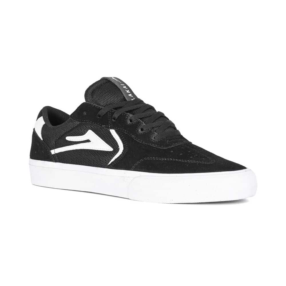 Lakai Atlantic Vulc Skate Shoes - Black/White
