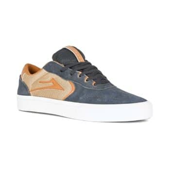 Lakai Atlantic Vulc Skate Shoes - Charcoal/Tan
