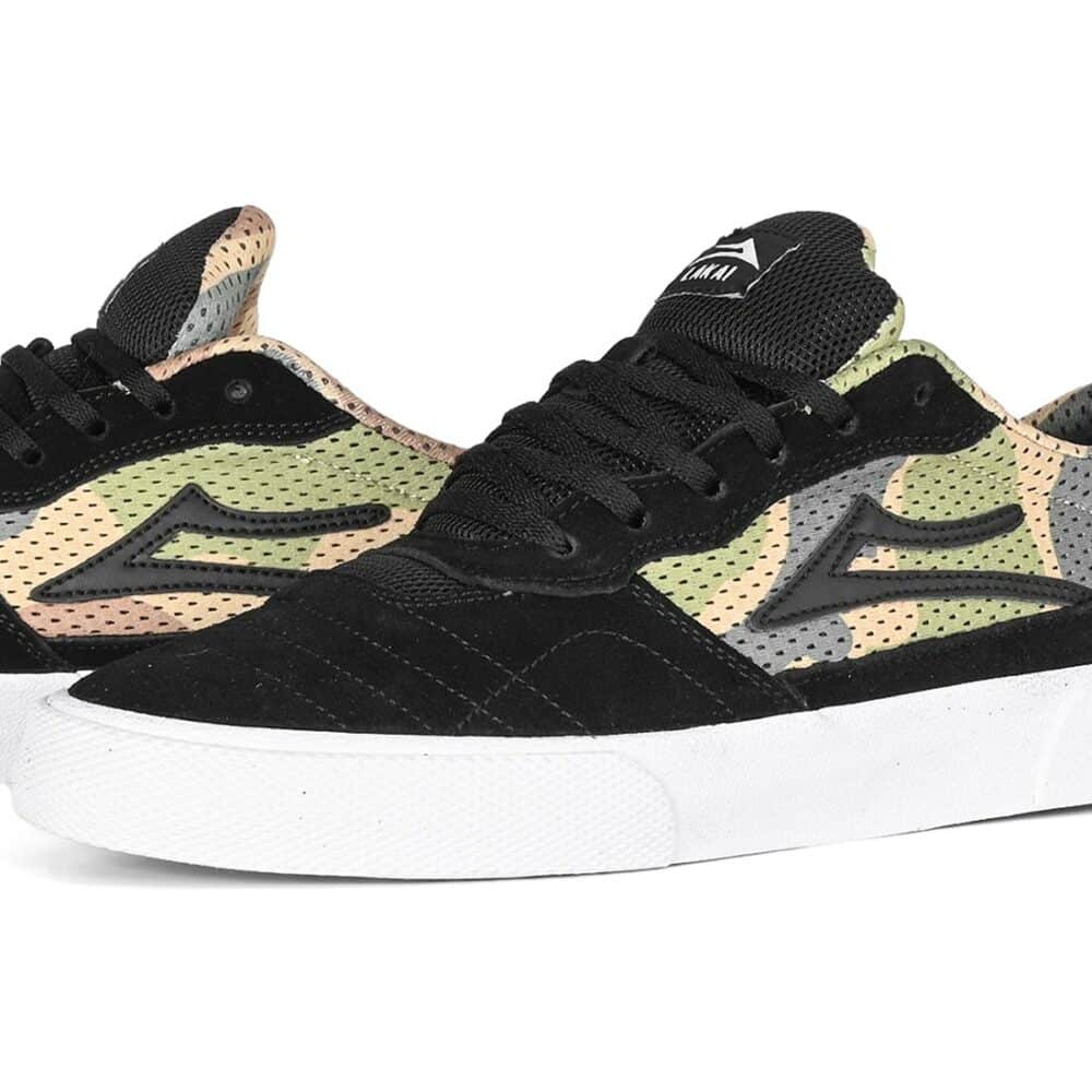 Lakai Cambridge Skate Shoes - Black/Camo