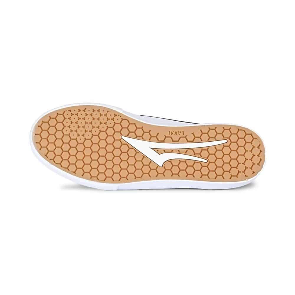 Lakai Manchester Skate Shoes - White/Navy
