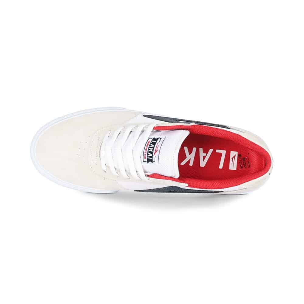 Lakai Manchester Skate Shoes - White/Navy
