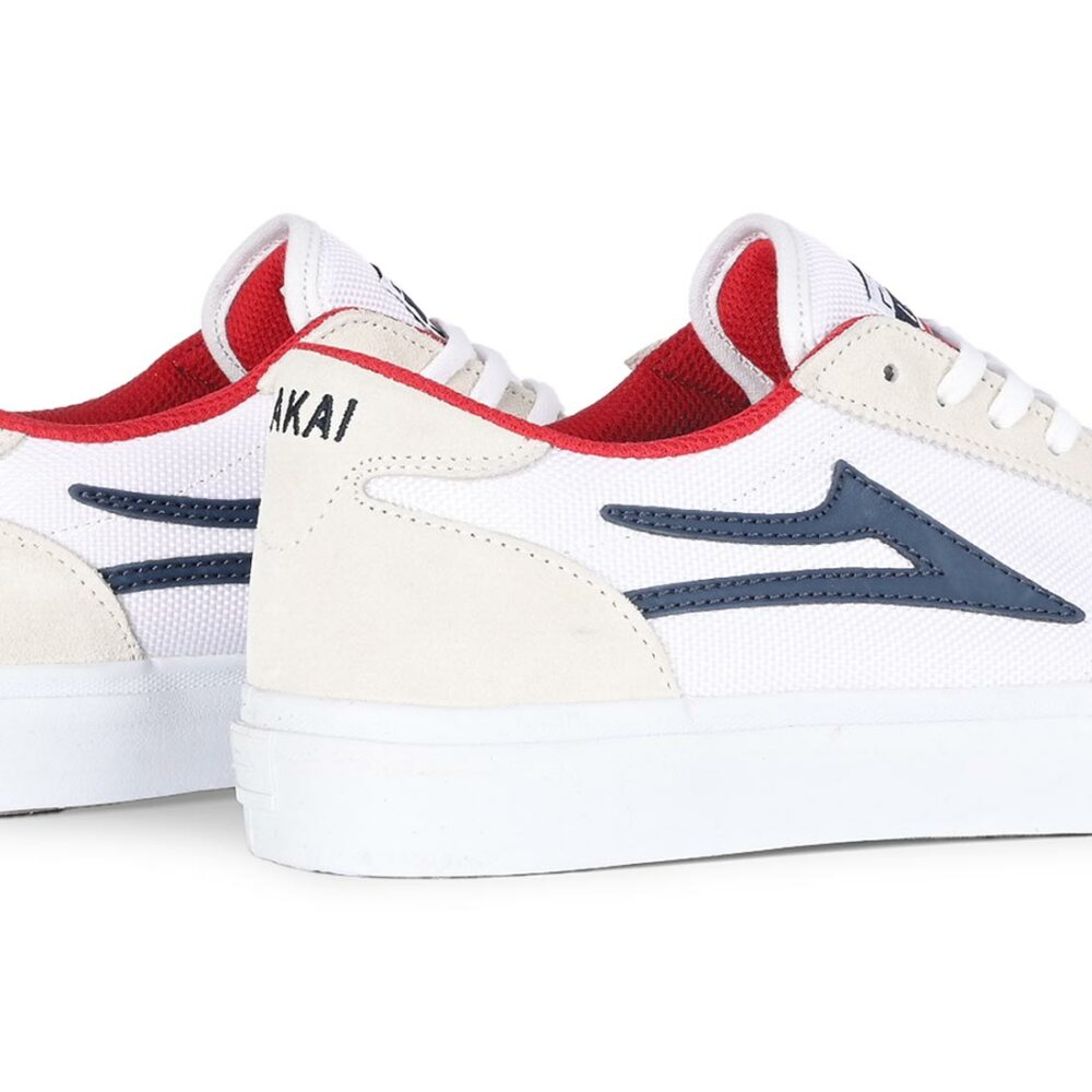 Lakai Manchester Skate Shoes - White/Navy