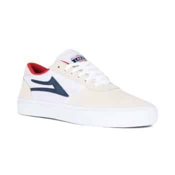Lakai Manchester Skate Shoes - White/Navy