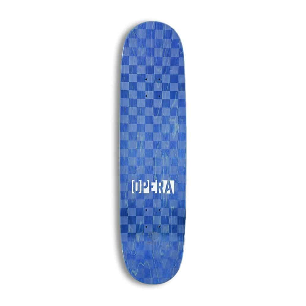 Opera Die-Cut Mask Ex7 8.25" Skateboard Deck - Blue