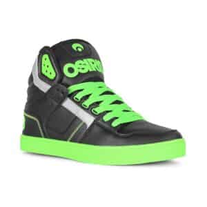 Osiris Clone High Top Shoes Black Black Green Supereight