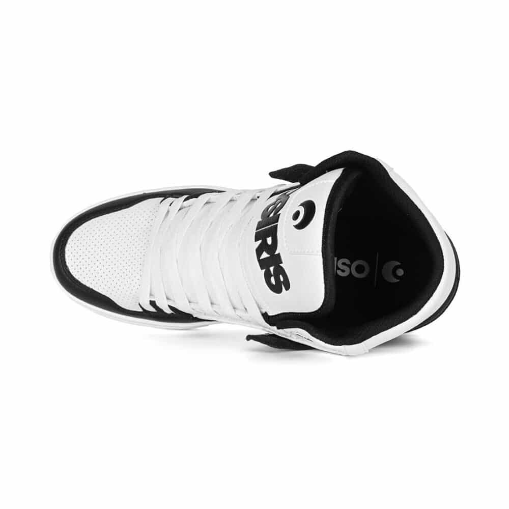 Osiris Clone High Top Shoes - Black/White/Black