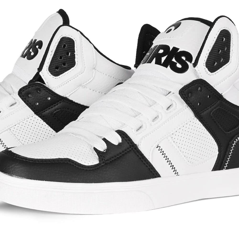 Osiris Clone High Top Shoes - Black/White/Black