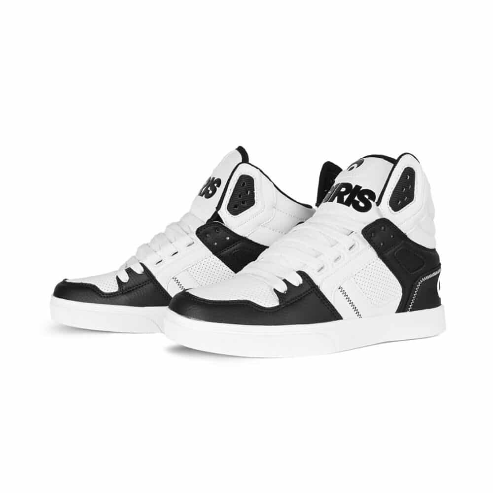 Osiris Clone High Top Shoes - Black/White/Black