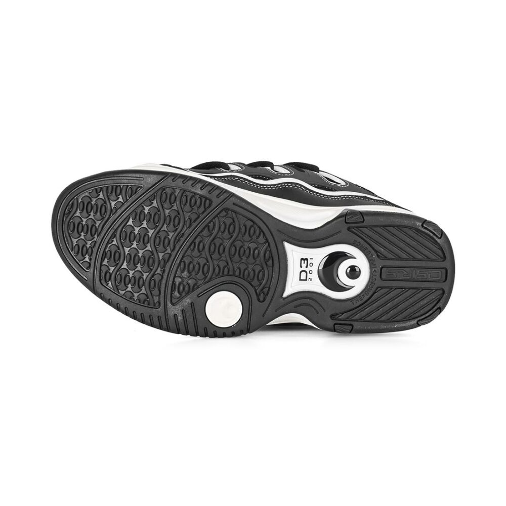 Osiris D3 2001 Skate Shoes - Black/Black/White