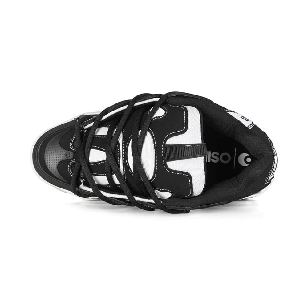 Osiris D3 2001 Skate Shoes - Black/Black/White