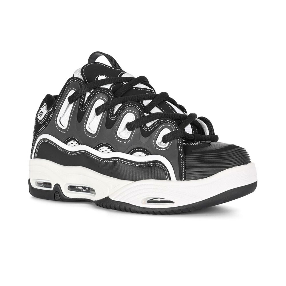 Osiris D3 2001 Skate Shoes - Black/Black/White