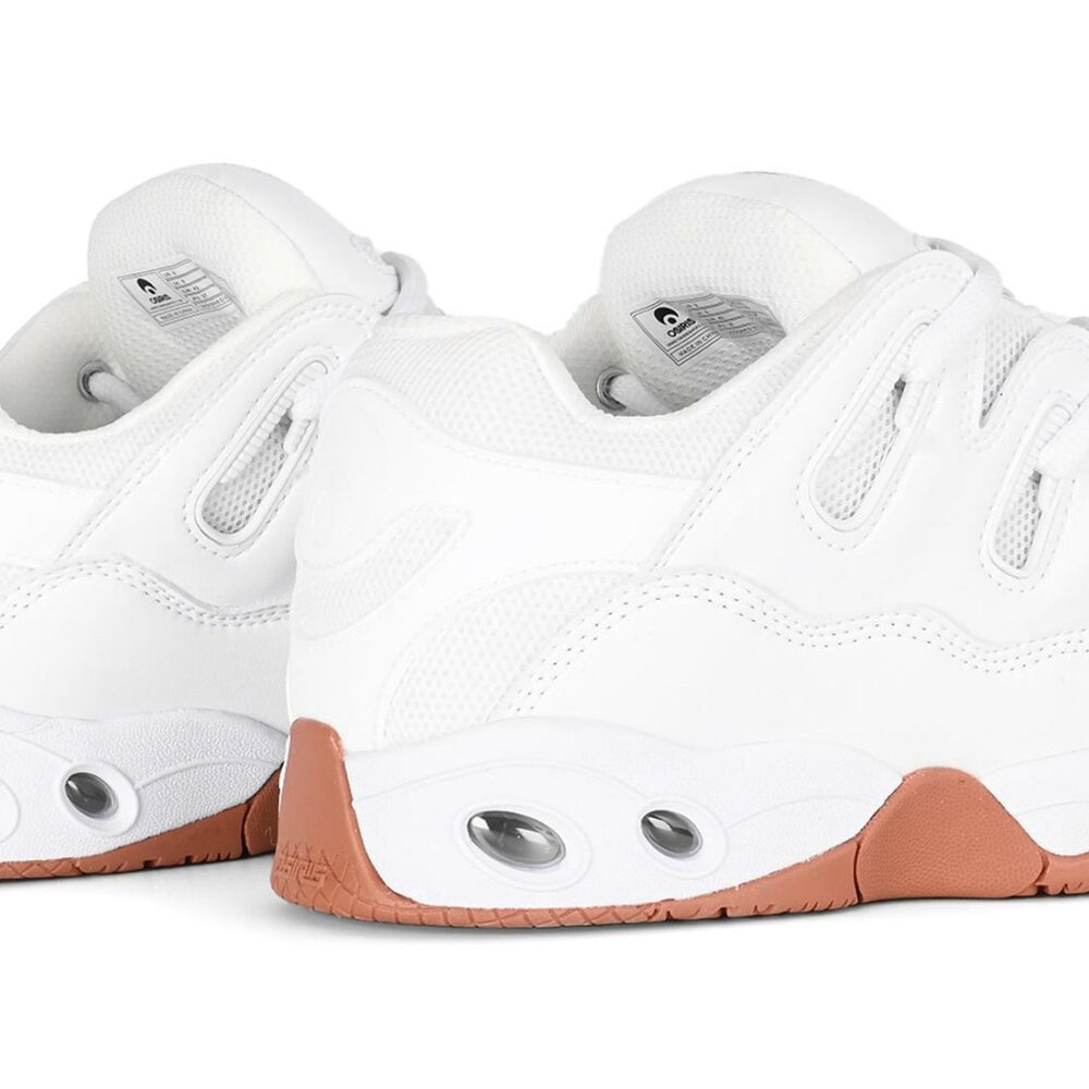 Osiris D3 OG Skate Shoes - White/White/Gum