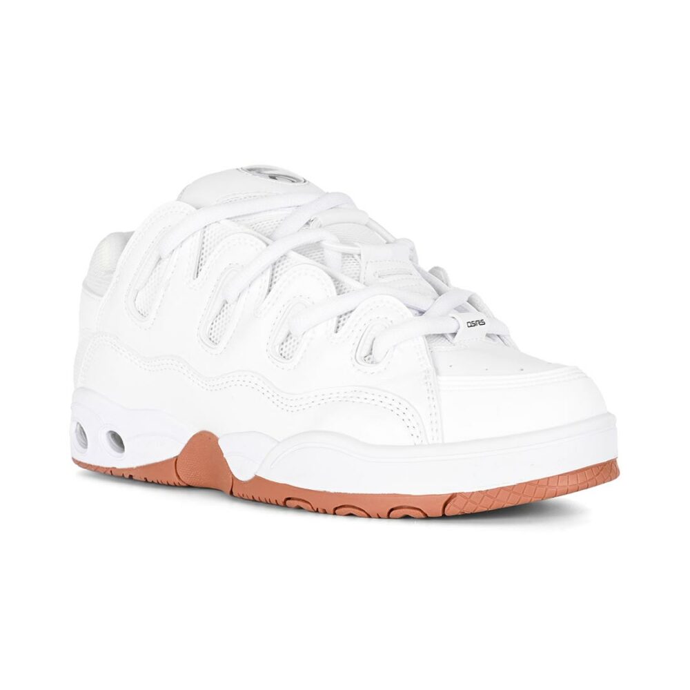 Osiris D3 OG Skate Shoes - White/White/Gum
