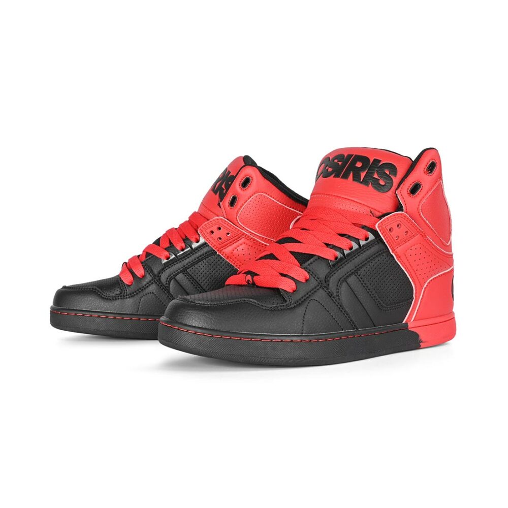 Osiris NYC 83 CLK High Top Shoes - Black/Red/Dip