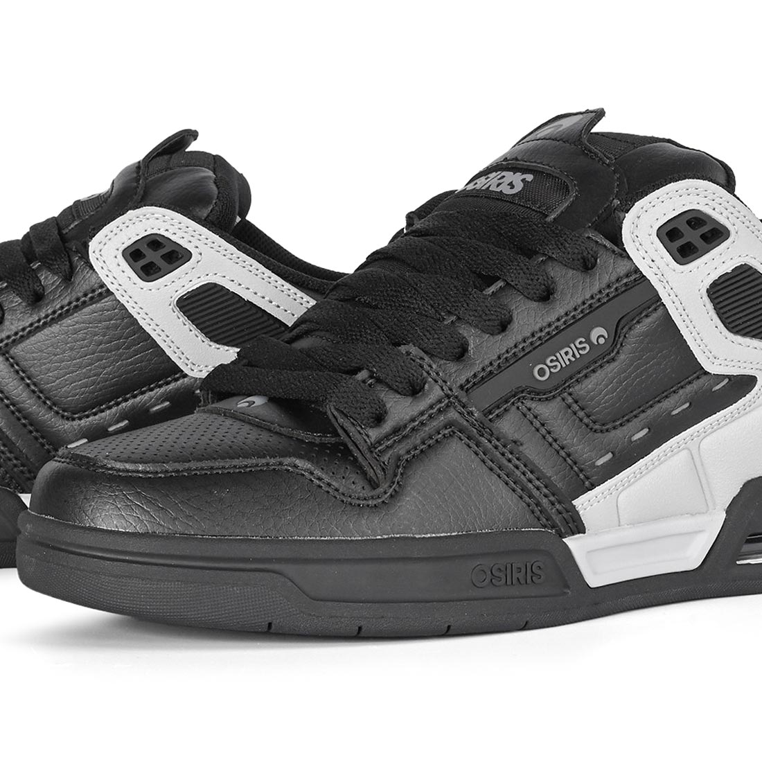 Osiris Peril Skate Shoes Black Lt. Grey Supereight