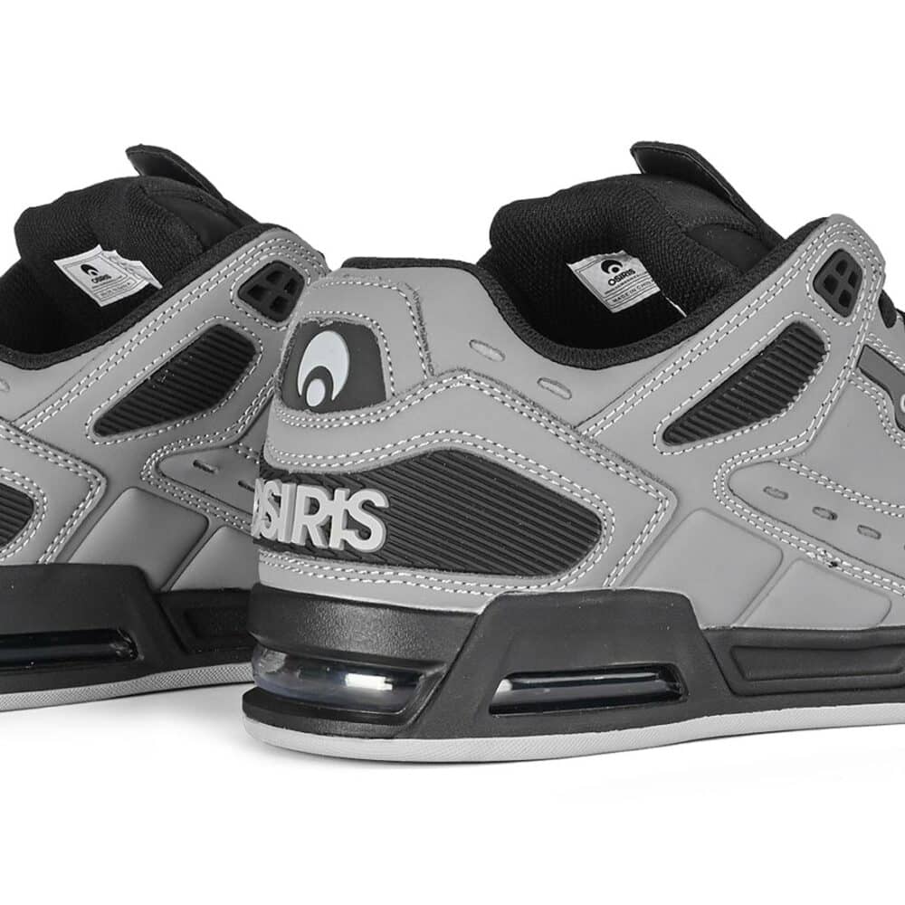 Osiris Peril Skate Shoes - Grey/Black/Grey