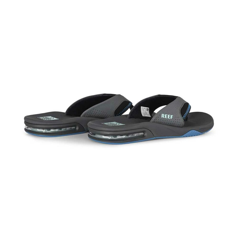 Reef Fanning Sandals - Gunmetal/Ocean