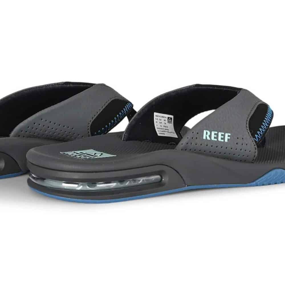 Reef Fanning Sandals - Gunmetal/Ocean