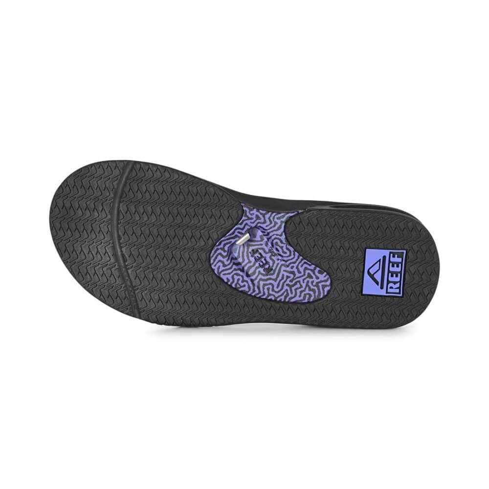 Reef Fanning Sandals - Raven/Purple