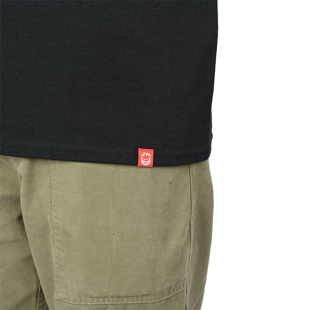Spitfire Bighead Fill S/S T-Shirt - Black/Green