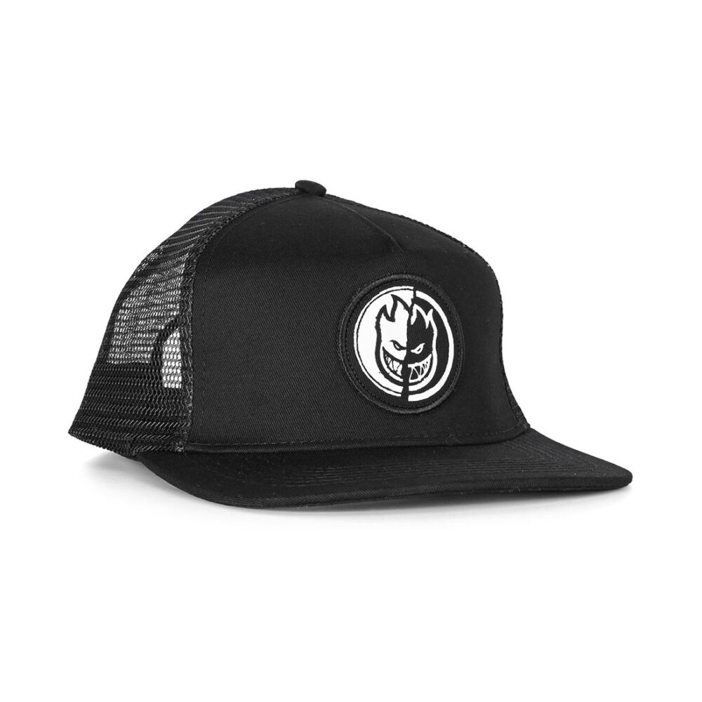 Spitfire Yin Yang Mesh Back Trucker Cap - Black