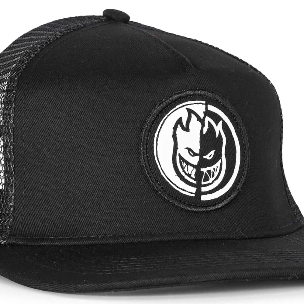Spitfire Yin Yang Mesh Back Trucker Cap - Black