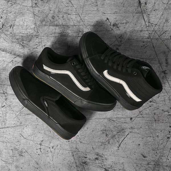 Black Vans shoes