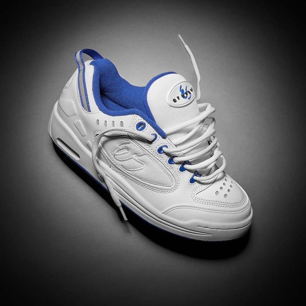 eS Creager Skate Shoes - White/Blue