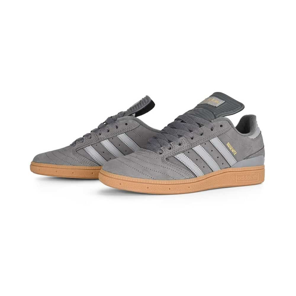Adidas Busenitz Skate Shoes - Grey/Grey/Gold