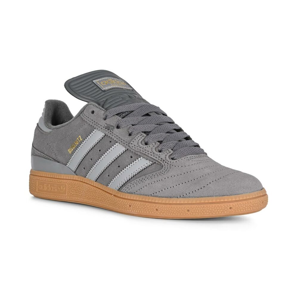 Adidas Busenitz Skate Shoes - Grey/Grey/Gold