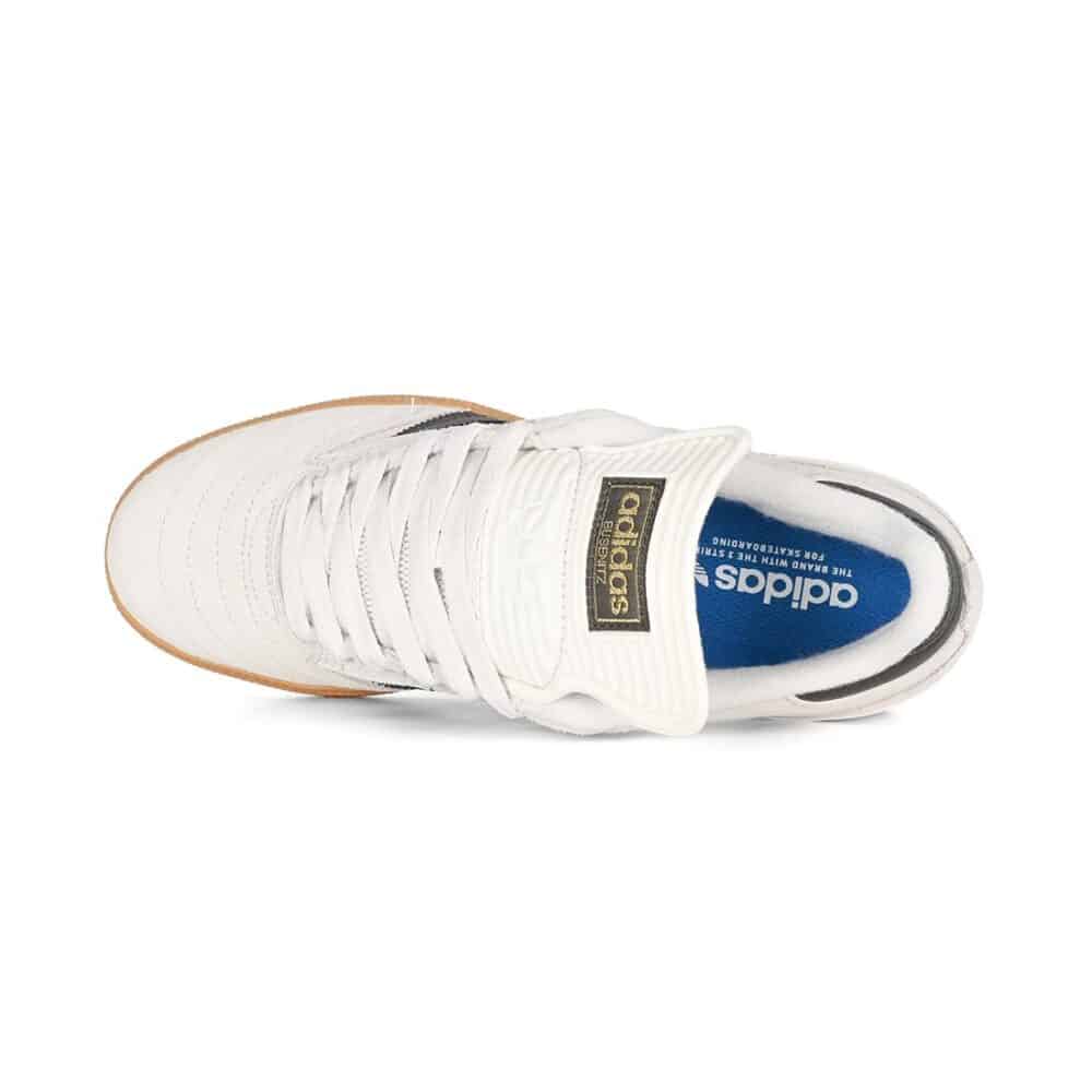 Adidas Busenitz Skate Shoes - White/Shadow Olive/Gum