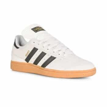 Adidas Busenitz Skate Shoes - White/Shadow Olive/Gum