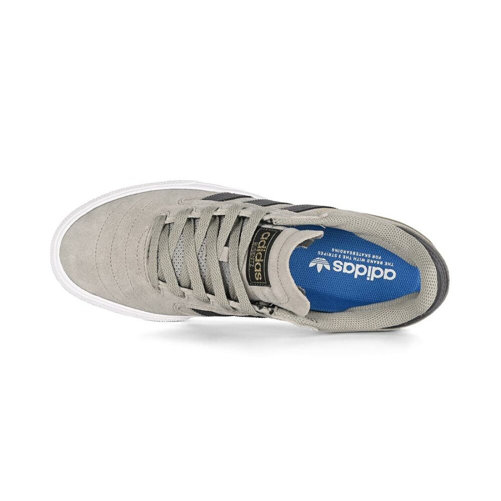 Adidas Busenitz Vulc II Skate Shoes - Silver Pebble/Carbon/Gold