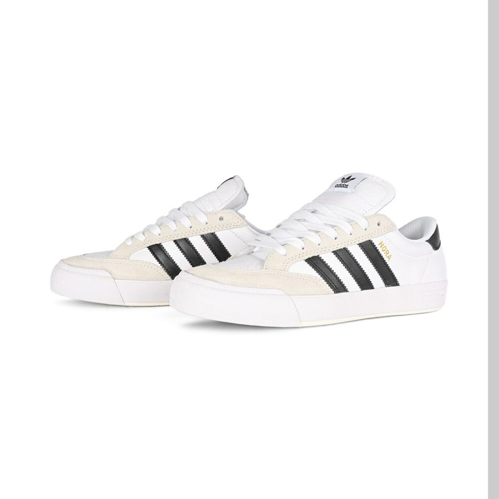 Adidas Nora Skate Shoes - White/Black/Crystal White