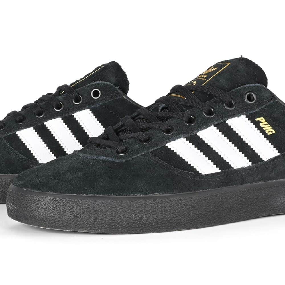 Adidas Puig Indoor Skate Shoes - Core Black/Cloud White/Core Black