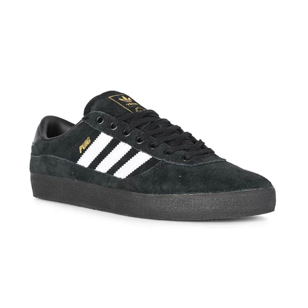 Adidas Puig Indoor Skate Shoes - Core Black/Cloud White/Core Black