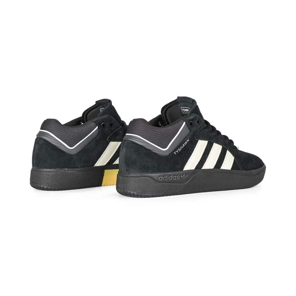 Adidas Tyshawn Skate Shoes - Core Black/Zero Metallic/Spark