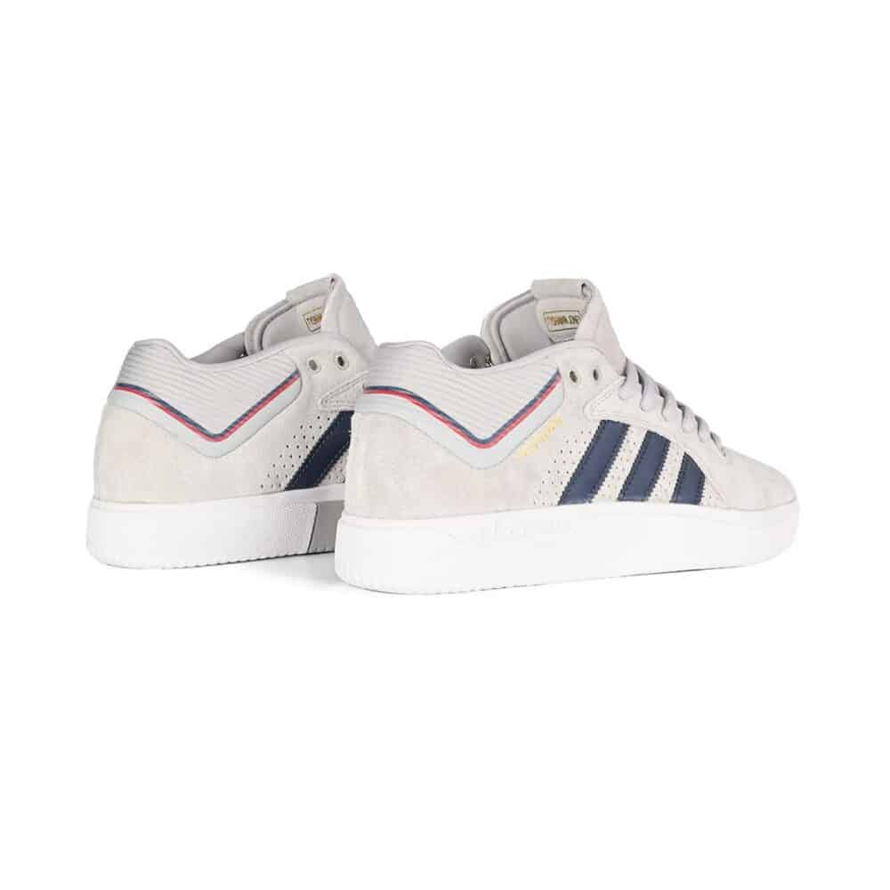 Adidas Tyshawn Skate Shoes - Grey/Collegiate Navy/Gold