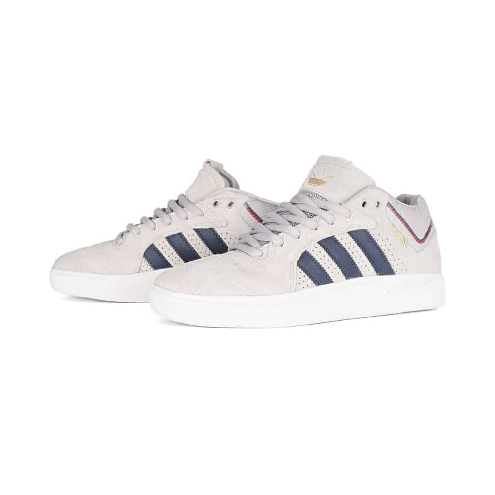 Adidas Tyshawn Skate Shoes - Grey/Collegiate Navy/Gold
