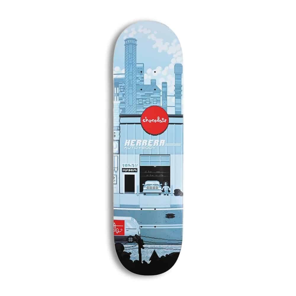 Chocolate Herrera Pixel City 8.5" Skateboard Deck