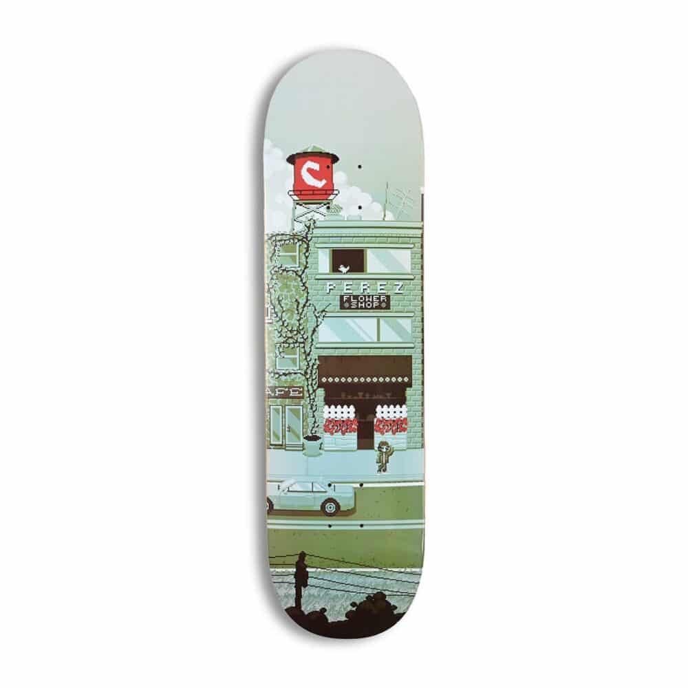 Chocolate Perez Pixel City 8.4" Skateboard Deck